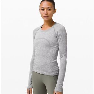 Lululemon Gray Swiftly Long Sleeve
